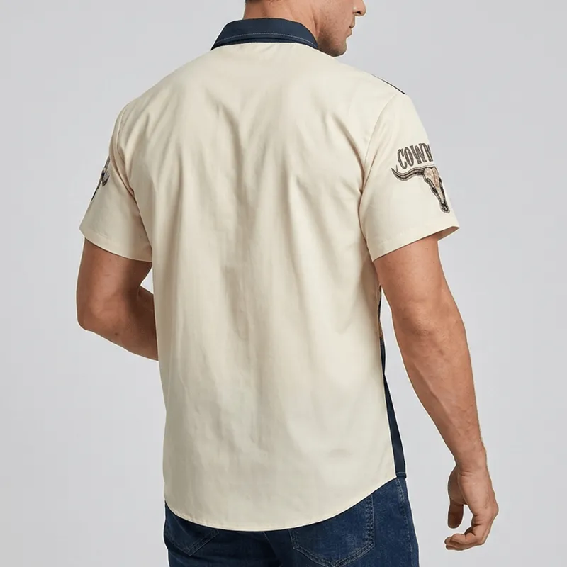 Men's Western Rodeo Cowboy Country Music Festival Shirt sold by FloralTrip product image thumbnail 3