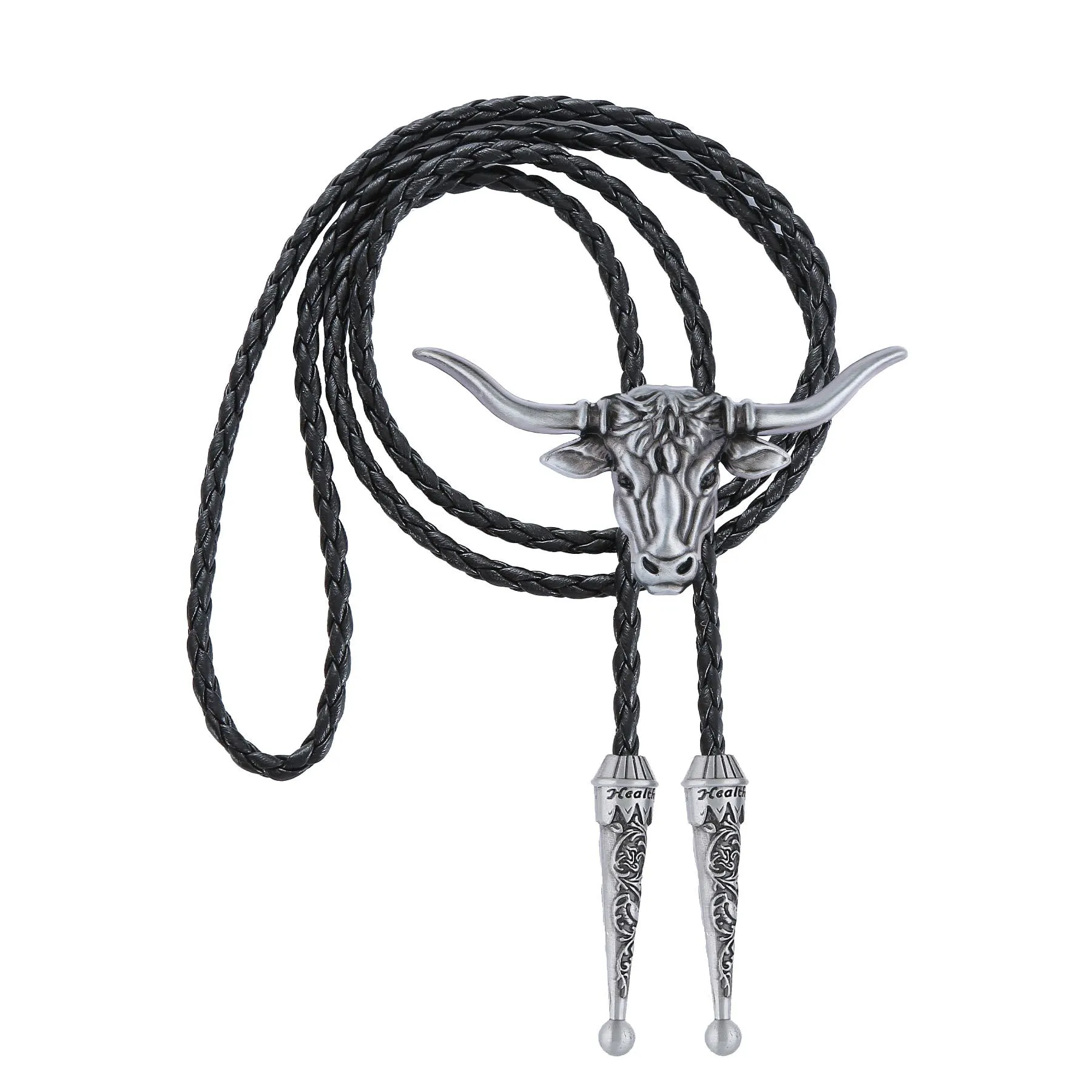 Strength & Health Western Longhorn Bull Spirit Bolo Tie sold by FloralTrip product image thumbnail 5