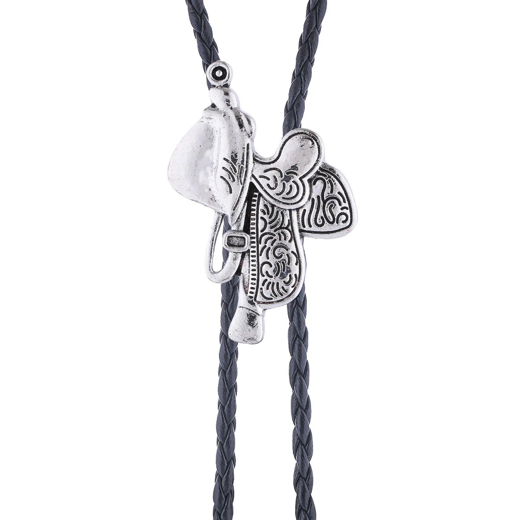 Vintage Horse Saddle Bolo Tie sold by FloralTrip product image thumbnail 5