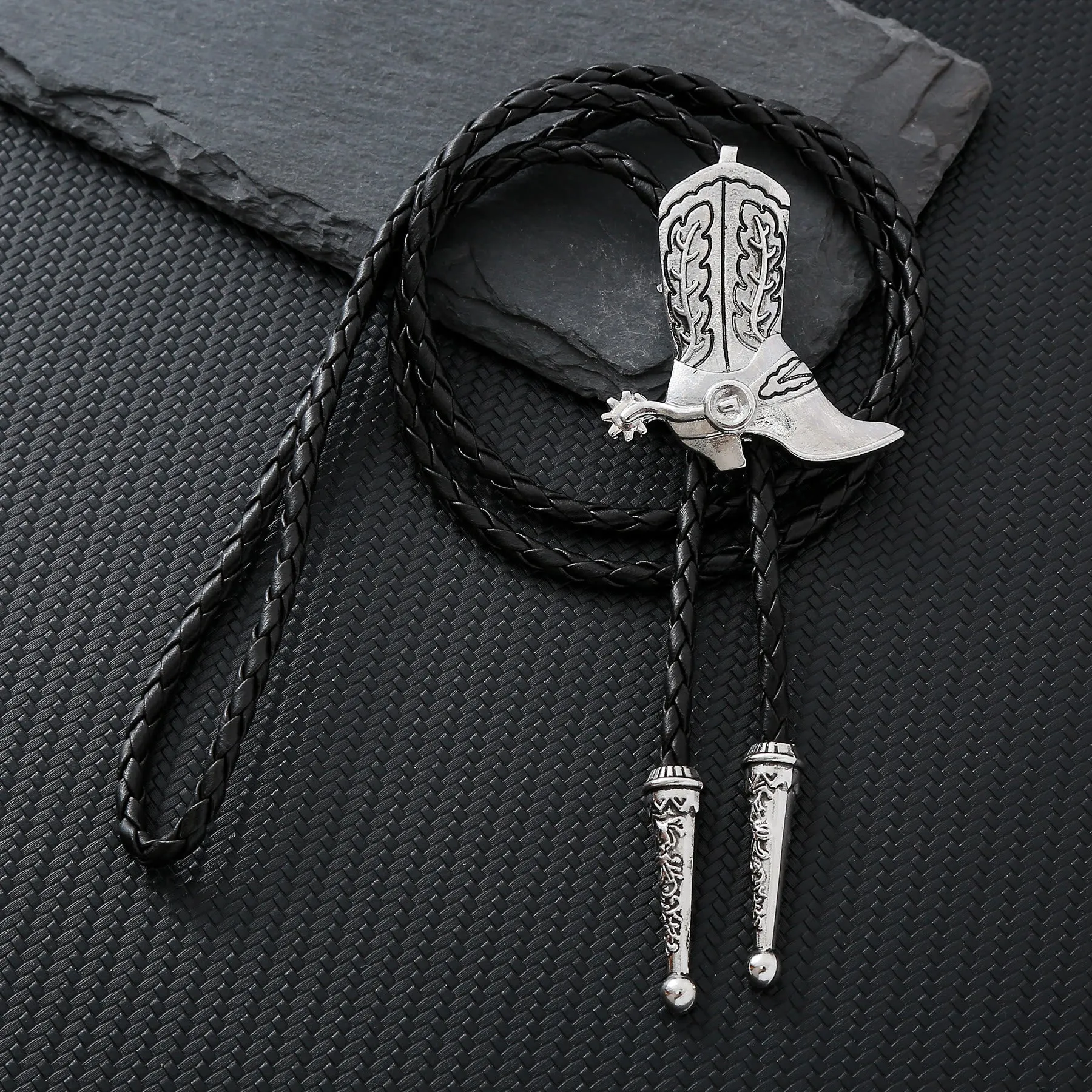 Western Vintage Cowboy Boot Bolo Tie sold by FloralTrip product image thumbnail 2