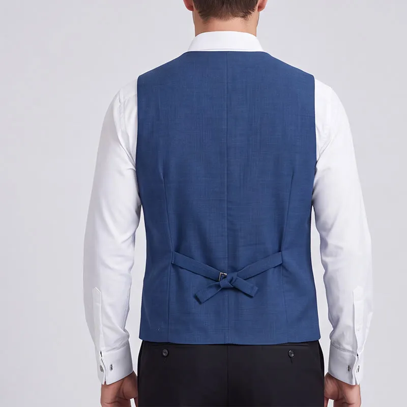 Men's Linen Blend Single Breasted Casual Vest sold by FloralTrip product image thumbnail 3