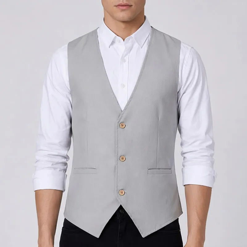 Daily Wear Breathable Casual Summer Linen Vest sold by FloralTrip product image thumbnail 2