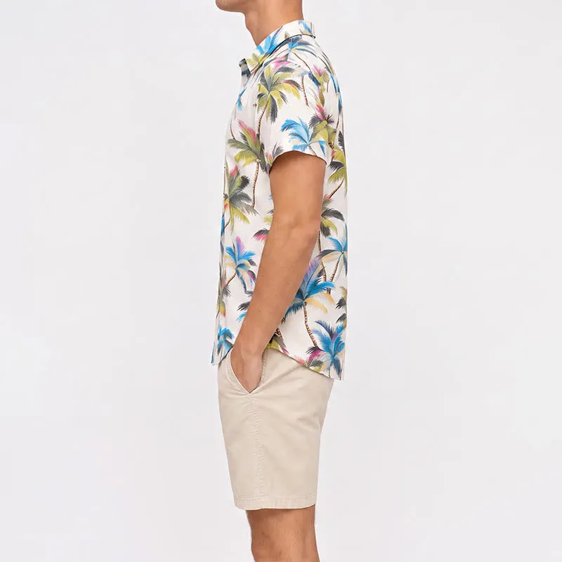 Men's Coconut Tree Printed Casual Vacation Shirt sold by FloralTrip product image thumbnail 3