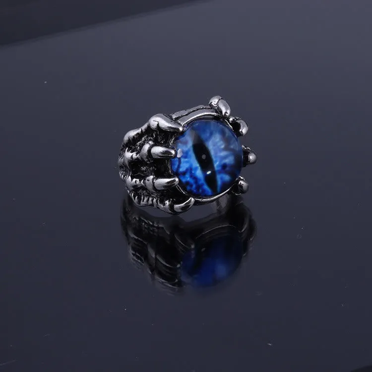 Gothic Demon Eagle Claw Aesthetic Evil Eye Ring sold by FloralTrip product image thumbnail 3