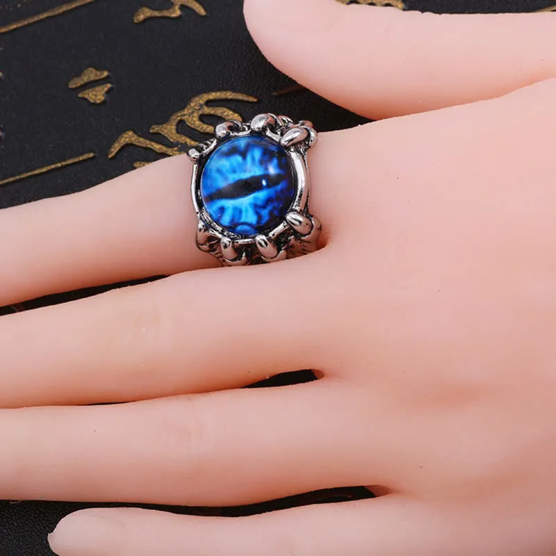 Gothic Demon Eagle Claw Aesthetic Evil Eye Ring sold by FloralTrip product image thumbnail 2