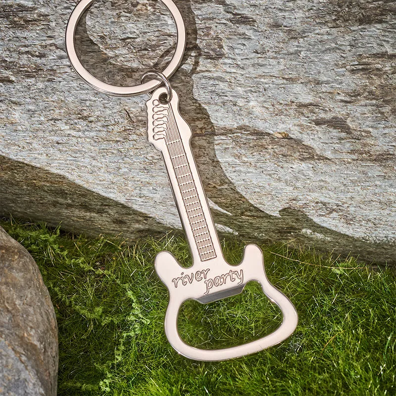 Retractable Toothpick & Guitar Bottle Opener Portable EDC Set Keychain sold by FloralTrip product image thumbnail 4