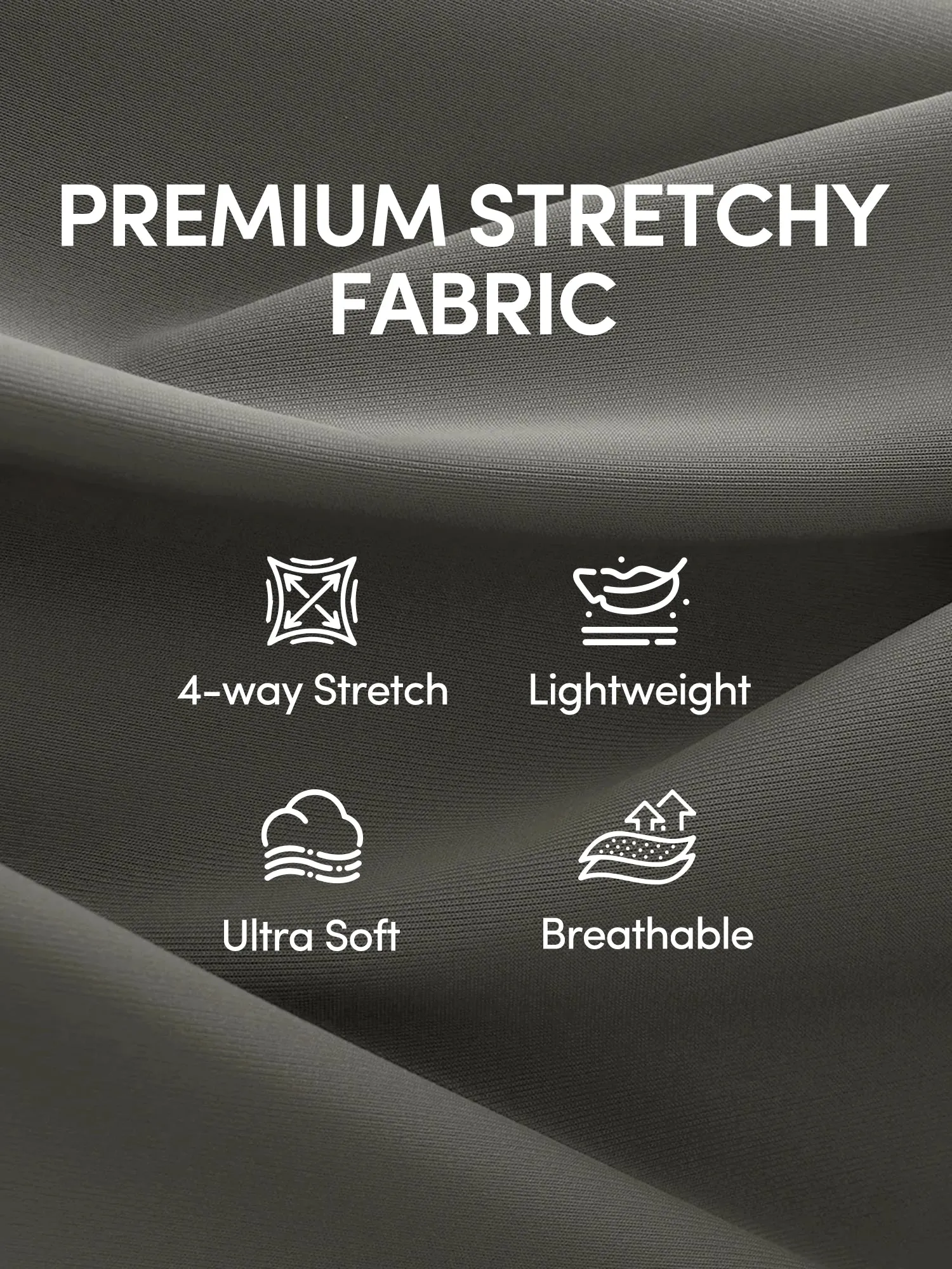 IUGA Wide Leg Pull On Stretchy Work Pants With Pockets sold by IUGA product image thumbnail 4