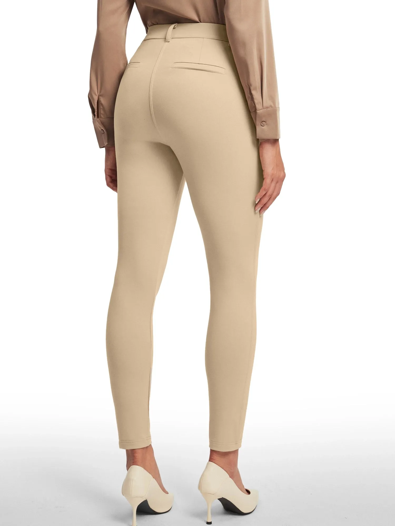 IUGA High Waitsted Stretchy Work Pants With 2 Pockets sold by IUGA product image thumbnail 3