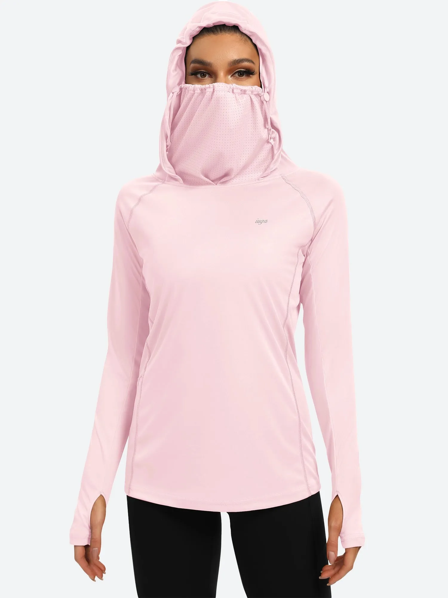 IUGA UPF 50+ Long Sleeve Sun Protection Shirts With Face Cover sold by IUGA product image thumbnail 2
