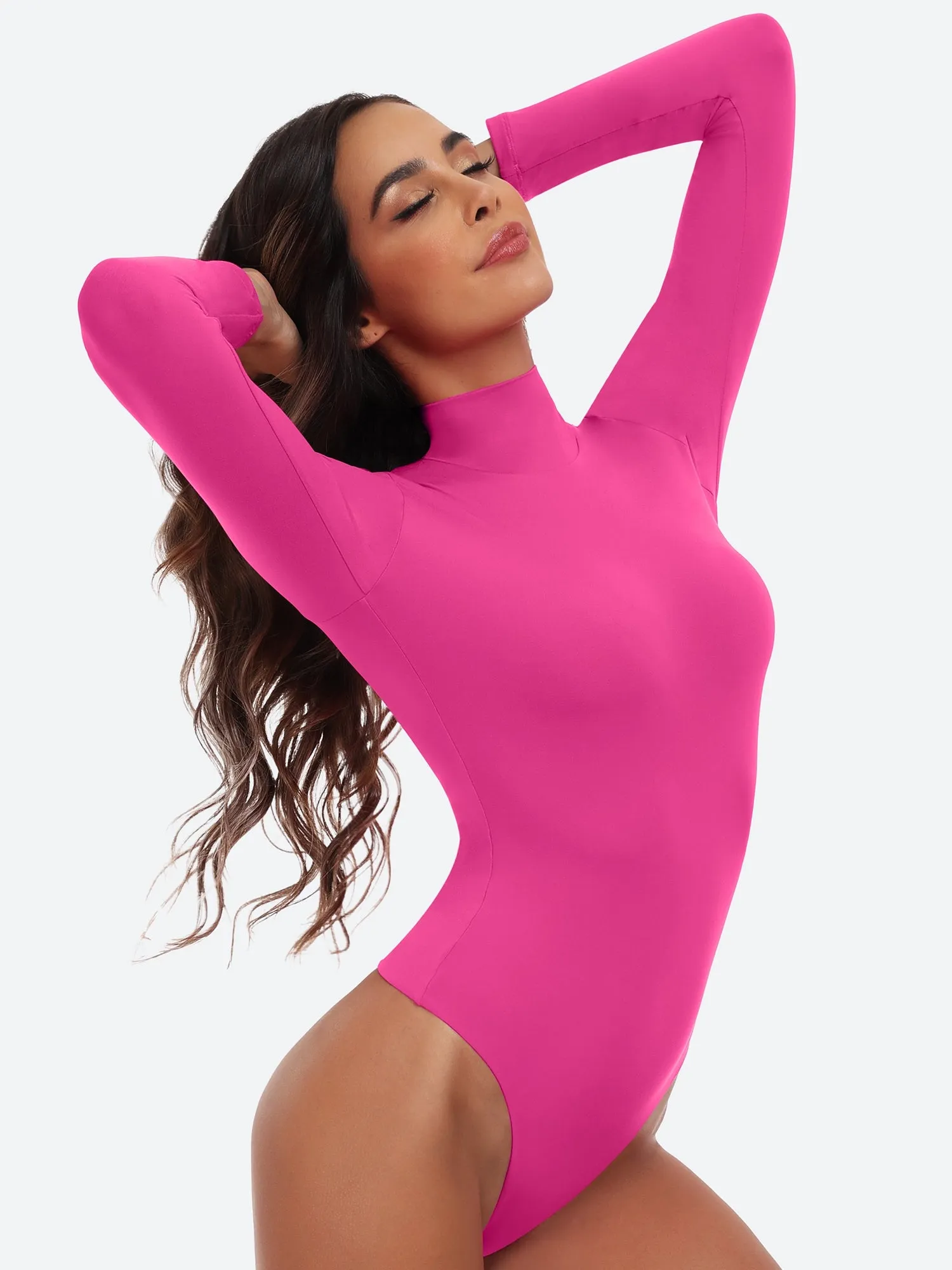 IUGA Long Sleeve Mock Turtle Neck Bodysuits sold by IUGA
