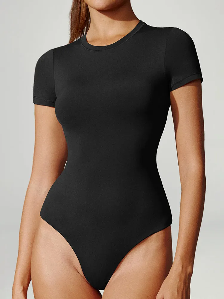 IUGA Round Neck Short Sleeve Bodysuits sold by IUGA product image thumbnail 2