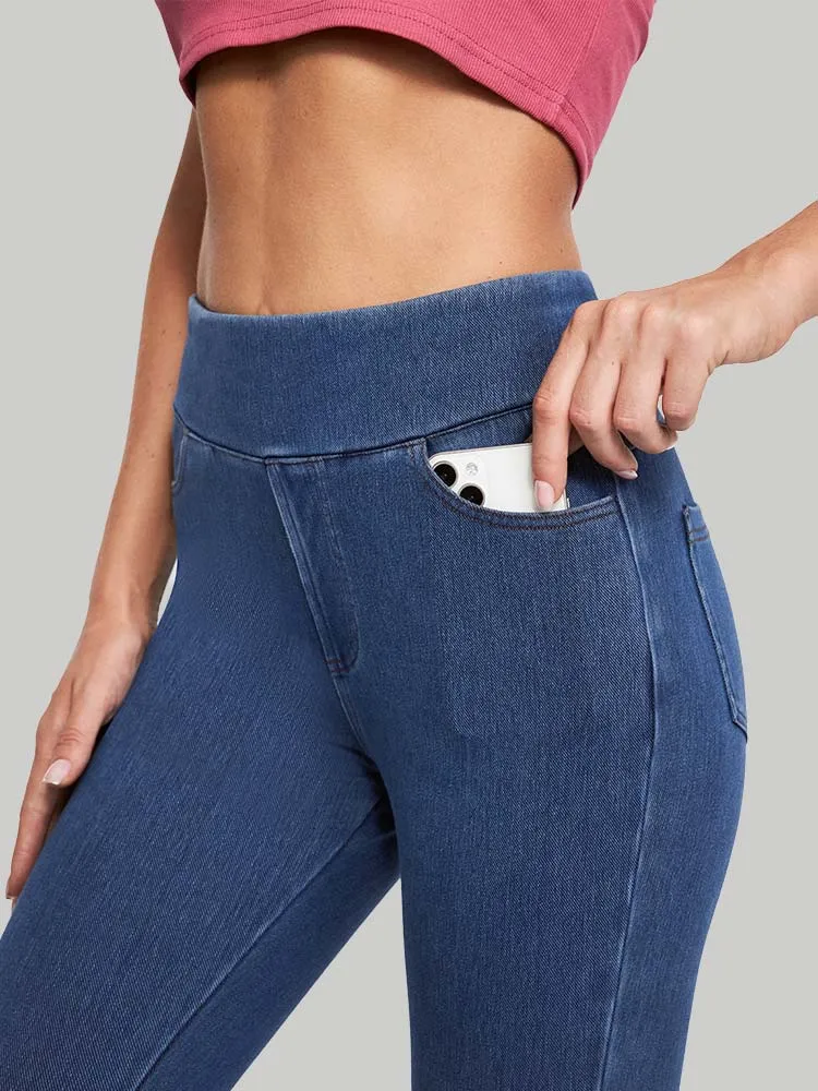 IUGA FlexDenim® High Waist Stretchy Knit Jeggings for Women sold by IUGA product image thumbnail 5