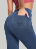 IUGA FlexDenim® High Waist Stretchy Knit Jeggings for Women sold by IUGA