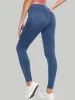 IUGA FlexDenim® High Waist Stretchy Knit Jeggings for Women sold by IUGA