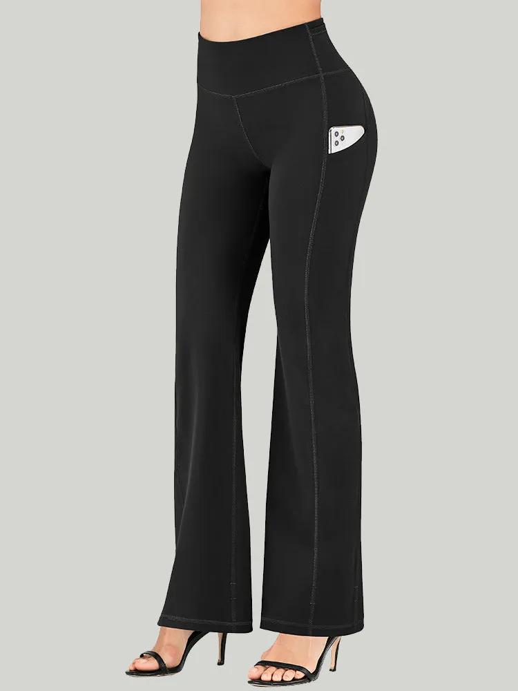 IUGA Tummy Control Bootcut Yoga Pants with Pockets sold by IUGA product image thumbnail 5