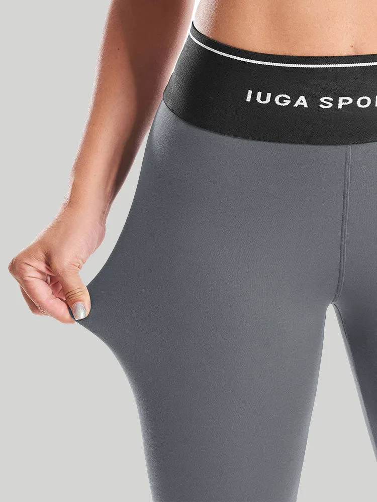 IUGA Windproof High Waist Thick Fleece Lined Leggings sold by IUGA product image thumbnail 4