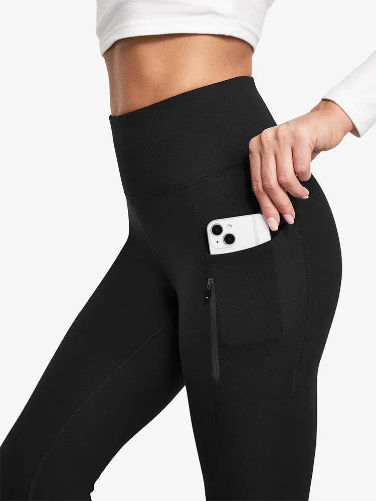 IUGA HeatLab® Water Resistant Fleece Lined Flare Pants With Pockets sold by IUGA product image thumbnail 4