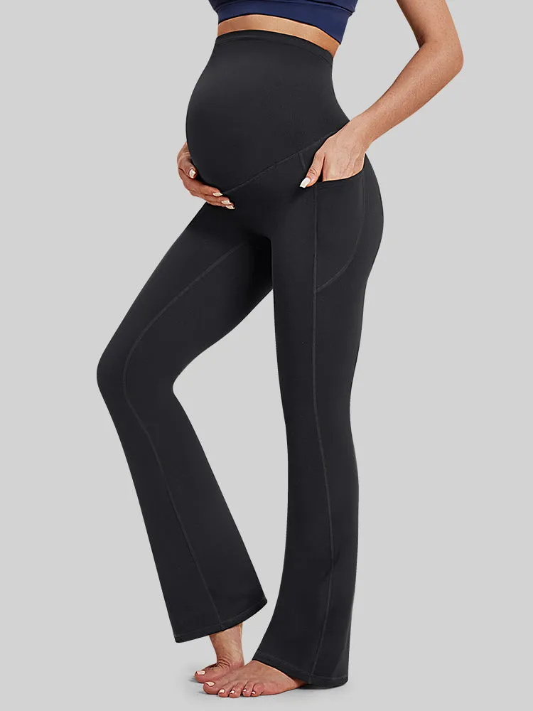 IUGA HeatLab® Fleece Lined Bootcut Maternity Pants with Pockets sold by IUGA product image thumbnail 5