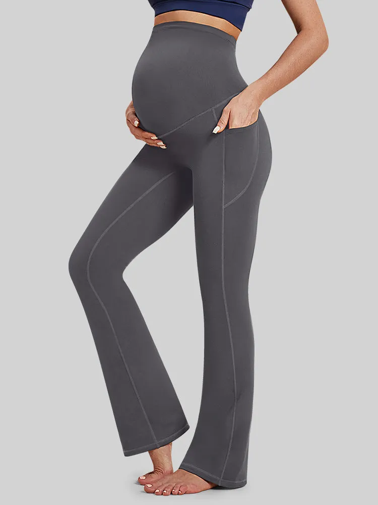 IUGA HeatLab® Fleece Lined Bootcut Maternity Pants with Pockets sold by IUGA product image thumbnail 4