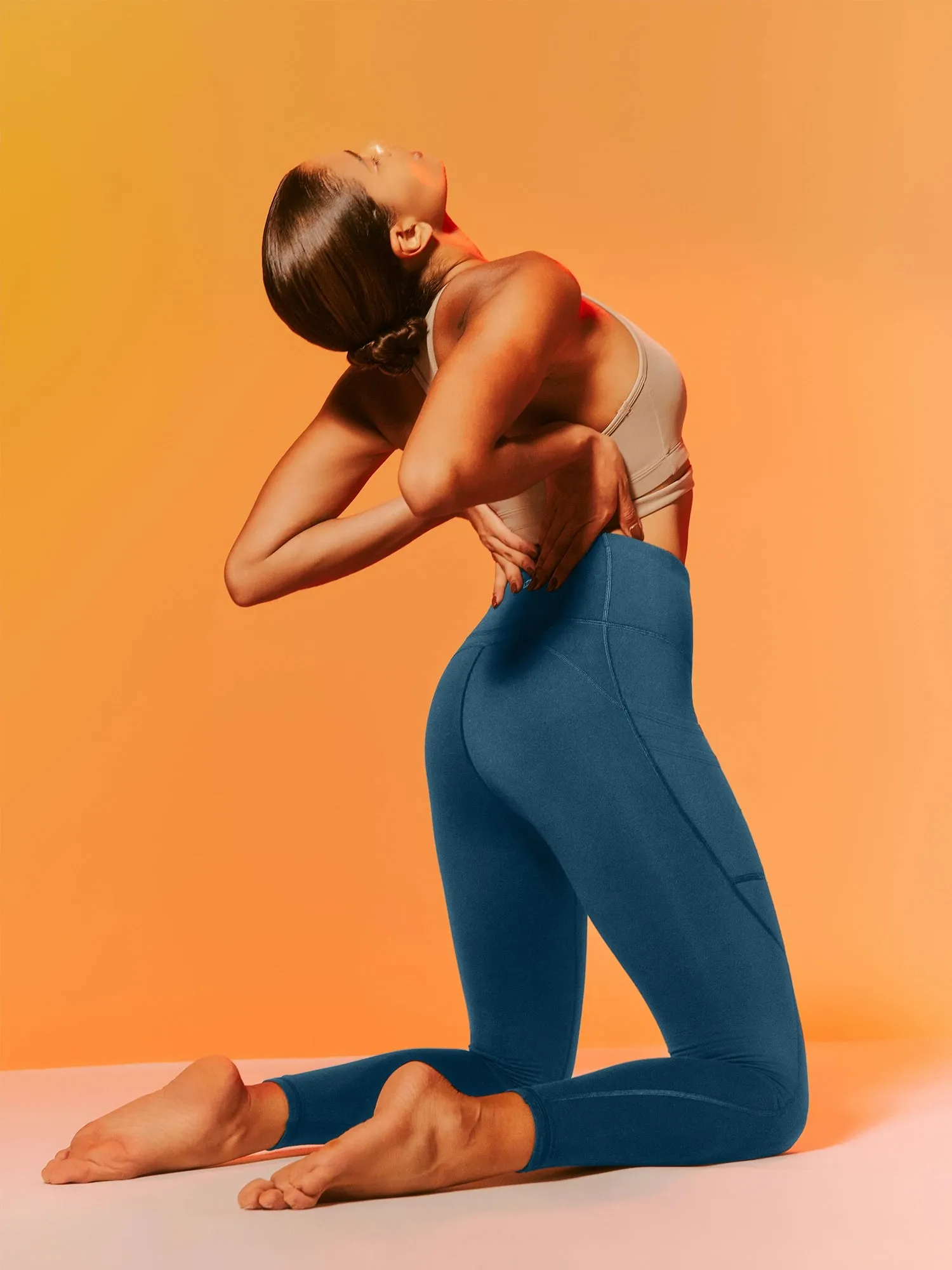 IUGA HeatLab® Fleece Lined Water Resistant Double Pocket Leggings sold by IUGA product image thumbnail 5