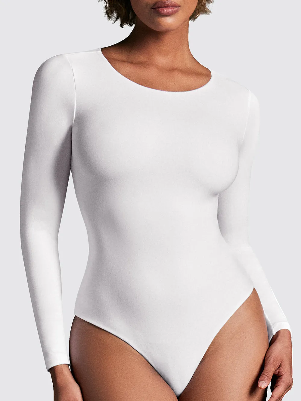 IUGA Long Sleeve Crew Neck Bodysuits for Women sold by IUGA product image thumbnail 2