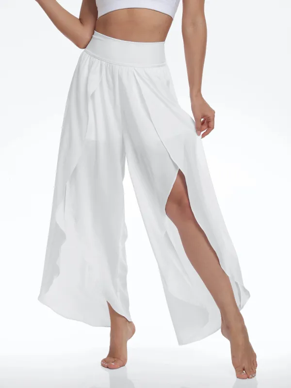 IUGA High Split Quick Dry Flowy Pants for Women sold by IUGA
