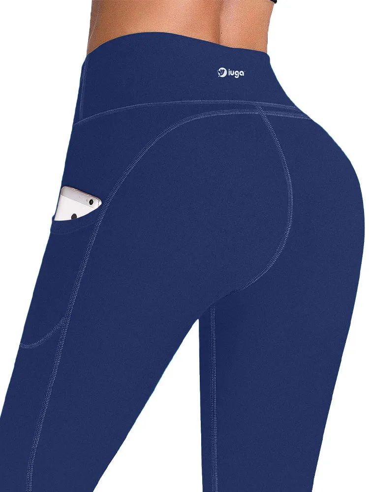 Women black wid legs leggings workout pants sold by IUGA product image thumbnail 3