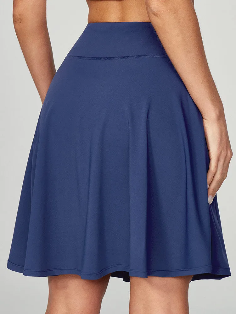 IUGA 20" High Waisted Knee Length Skirts With Pockets sold by IUGA product image thumbnail 4