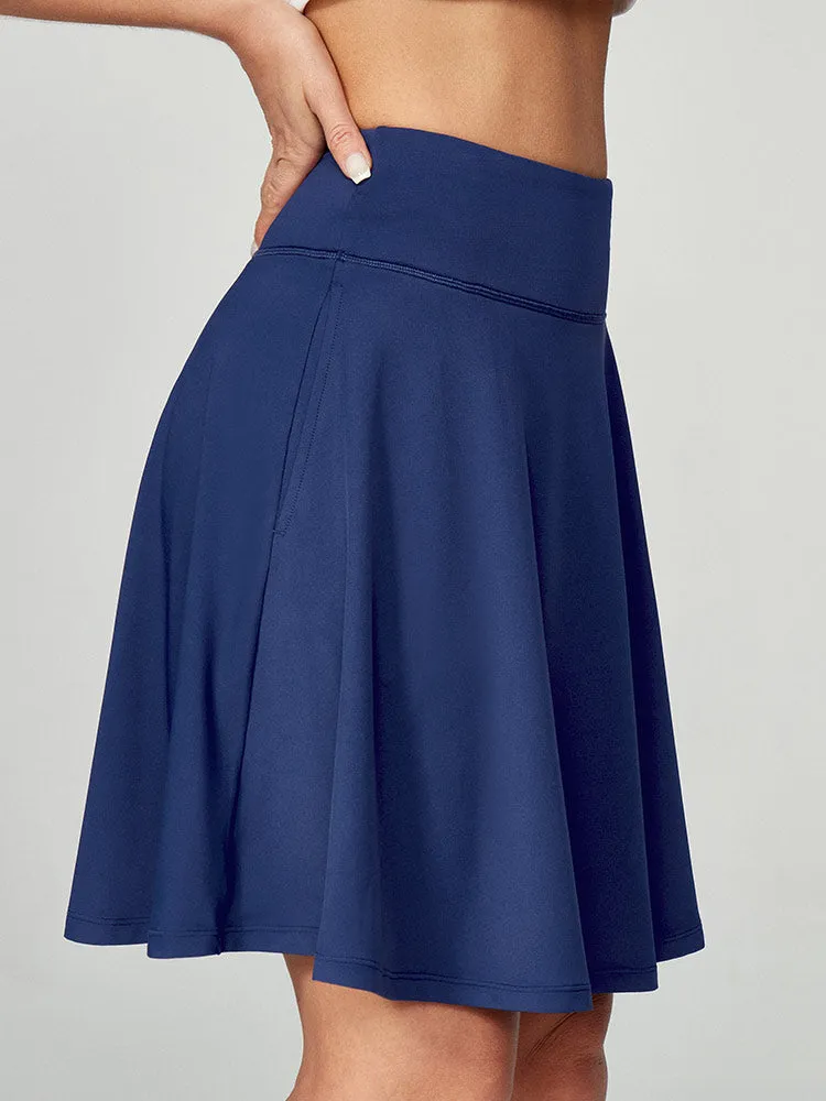 IUGA 20" High Waisted Knee Length Skirts With Pockets sold by IUGA product image thumbnail 5