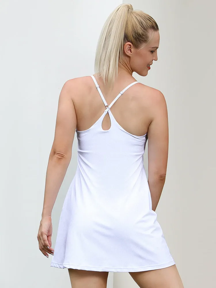 IUGA Tennis Dress With Built-in Bras & Shorts sold by IUGA product image thumbnail 3