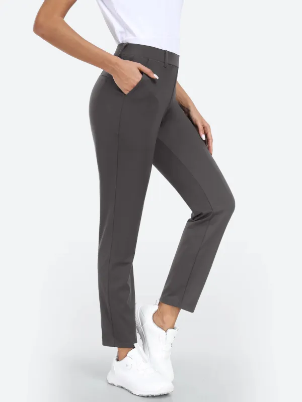 IUGA Stretchy 7/8 Ankle Pull On Work Pants With Pockets made by IUGA
