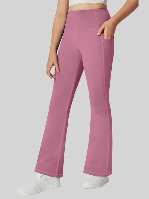 IUGA HeatLab® Girl's Fleece Lined Flare Pants With Pockets sold by IUGA