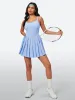 IUGA Easy Peezy Pleated Athletic Dress With Built-in Shorts sold by IUGA
