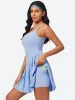 IUGA Easy Peezy Pleated Athletic Dress With Built-in Shorts sold by IUGA