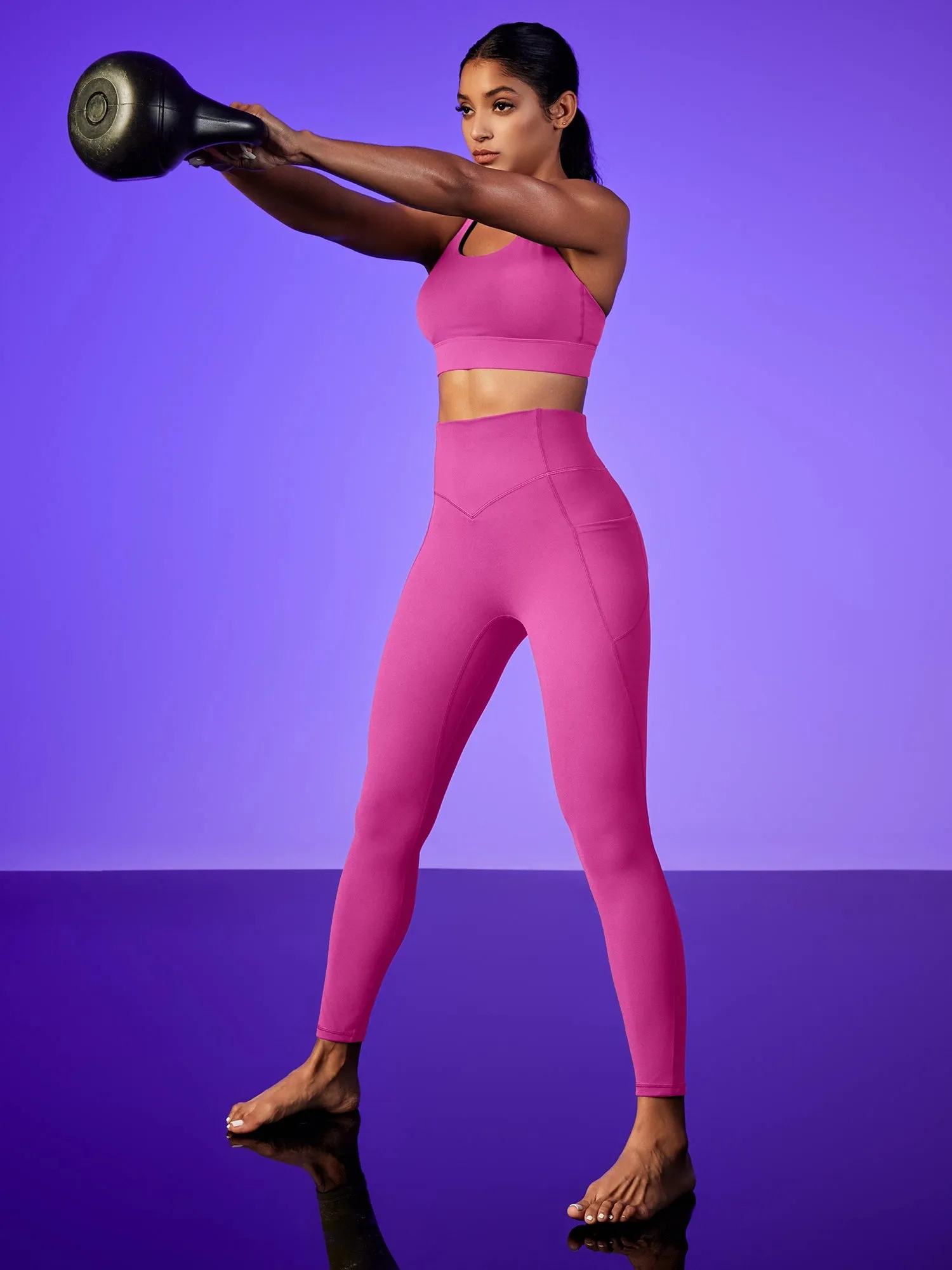 IUGA PowerTight Butt Lifting No Front Seam Leggings With Pockets sold by IUGA product image thumbnail 4