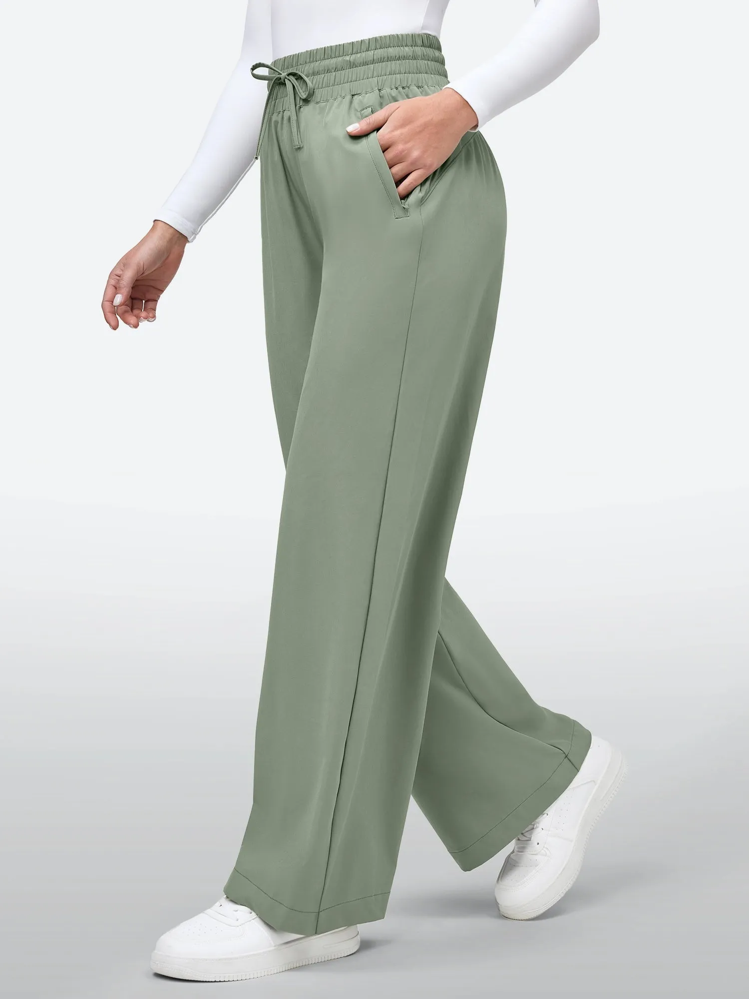 IUGA UPF 50+ Quick-Dry Wide Leg Flowy Pants 28‘’/30‘’ sold by IUGA product image thumbnail 5