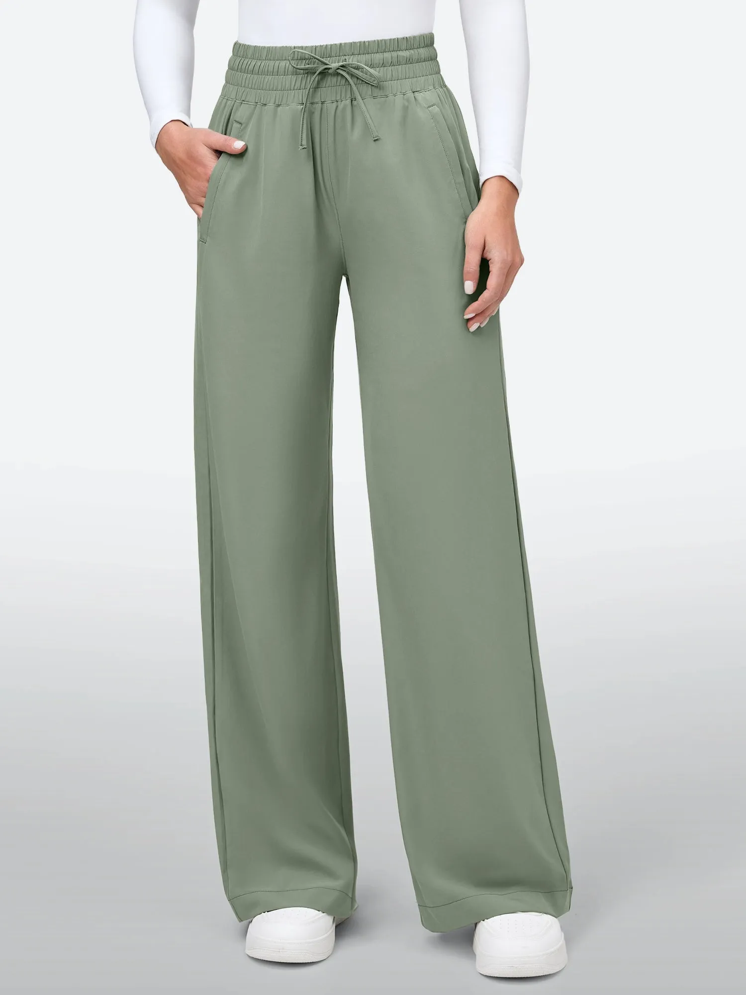 IUGA UPF 50+ Quick-Dry Wide Leg Flowy Pants 28‘’/30‘’ sold by IUGA product image thumbnail 2