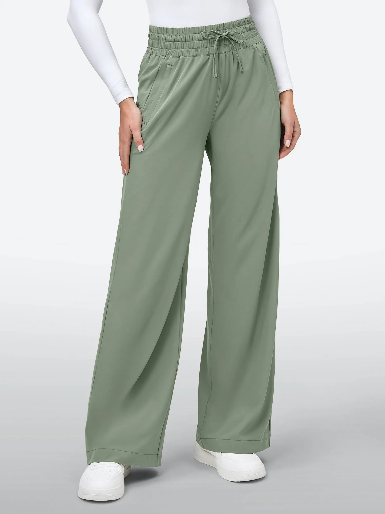 IUGA UPF 50+ Quick-Dry Wide Leg Flowy Pants 28‘’/30‘’ sold by IUGA product image thumbnail 3