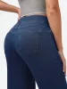 IUGA FlexDenim® High-Waist Pull On Wide-Leg Jeans sold by IUGA