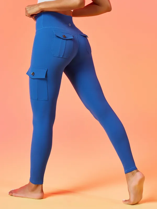 IUGA Flextight High Waisted Lift Cargo Leggings With Pockets sold by IUGA