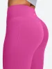 IUGA Sandwich No Front Seam Hidden Scrunch Butt Mini Flared Yoga Pants With Pockets sold by IUGA