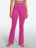 IUGA Sandwich No Front Seam Hidden Scrunch Butt Mini Flared Yoga Pants With Pockets sold by IUGA