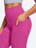 IUGA Sandwich No Front Seam Hidden Scrunch Butt Mini Flared Yoga Pants With Pockets sold by IUGA