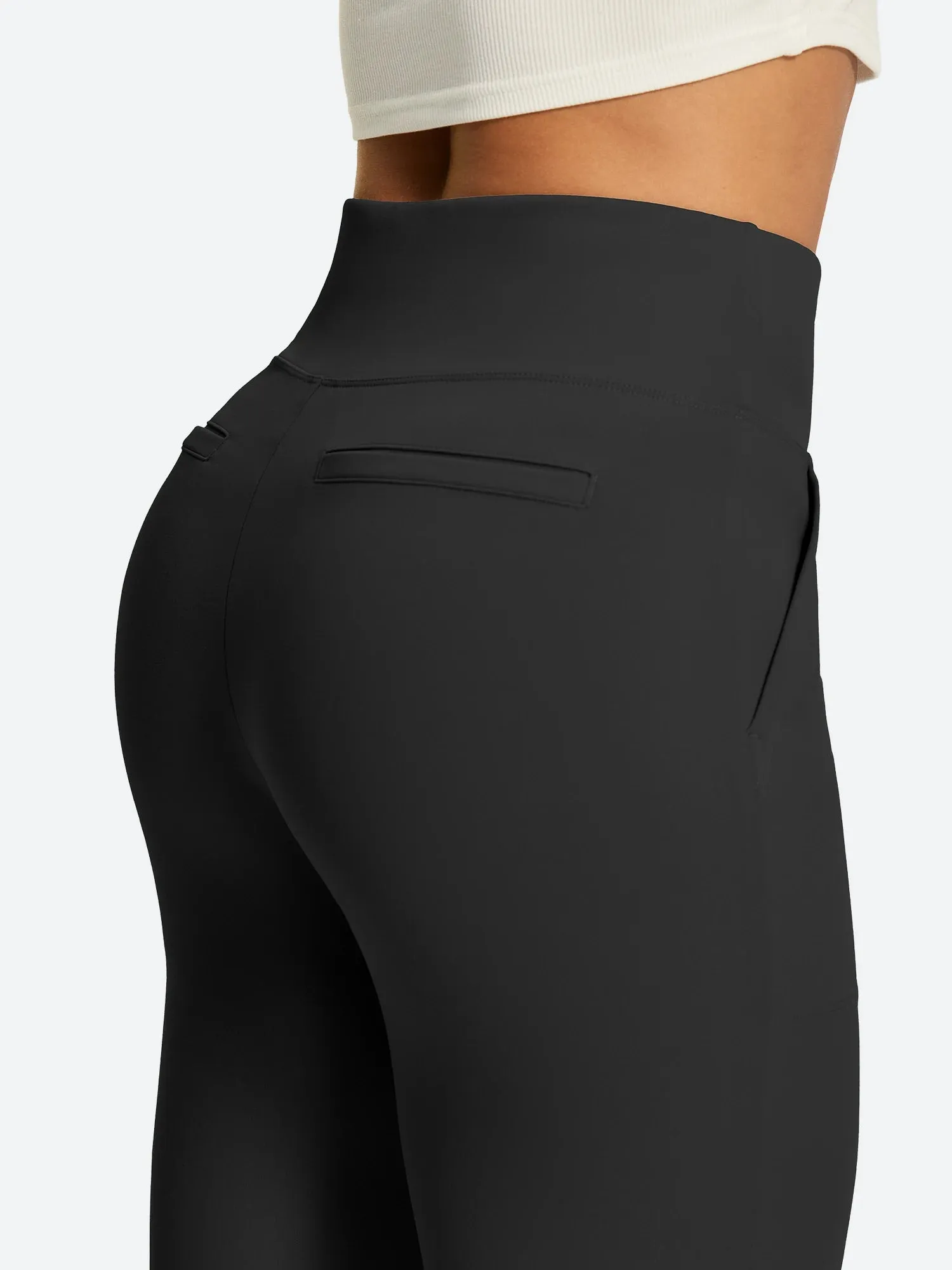 IUGA Women’s High-Waisted Tummy Control & Pull-On Bootcut Yoga Pants With Pockets sold by IUGA product image thumbnail 3