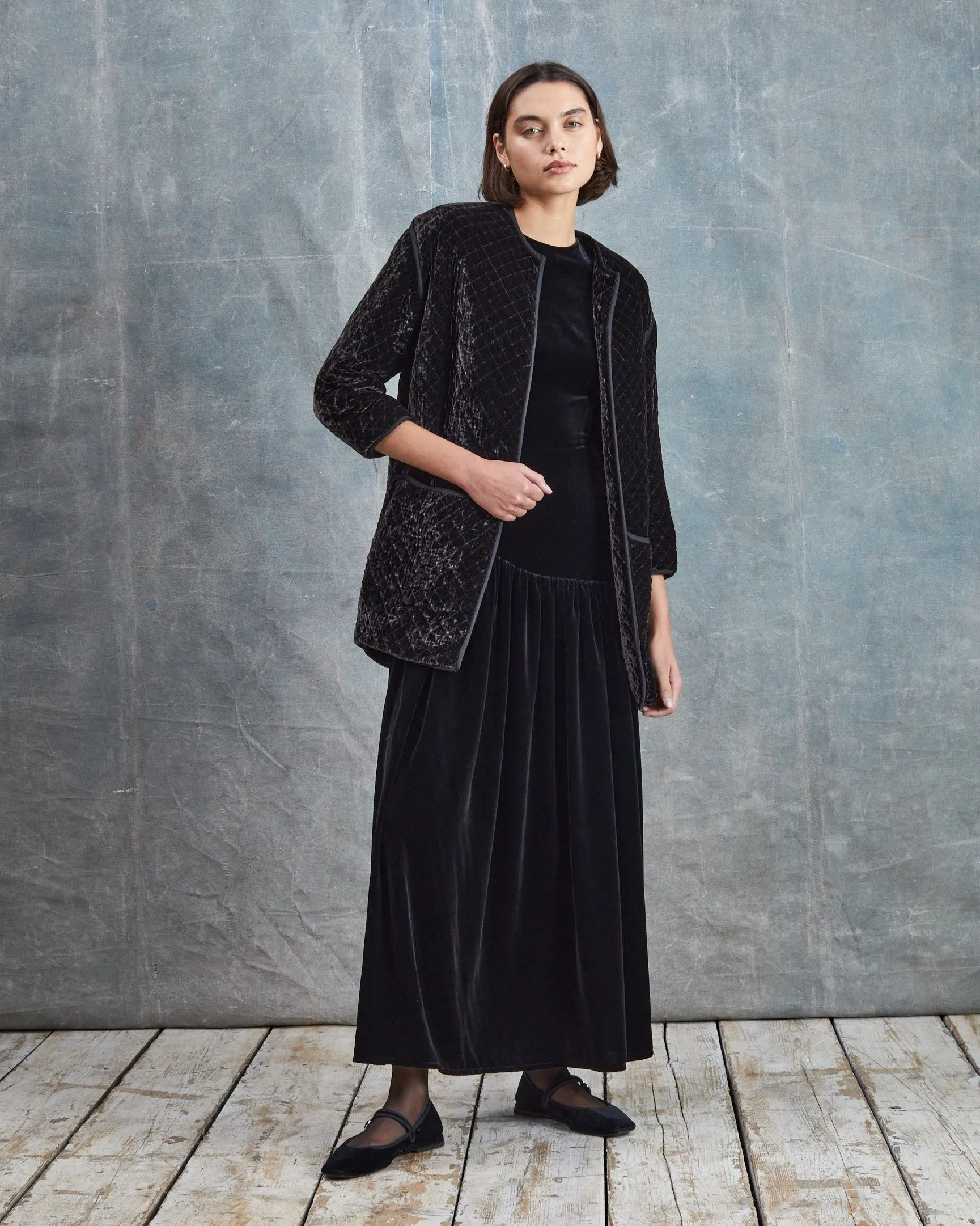 Noir - Quilted Evening Jacket sold by Mondo Corsini product image thumbnail 3