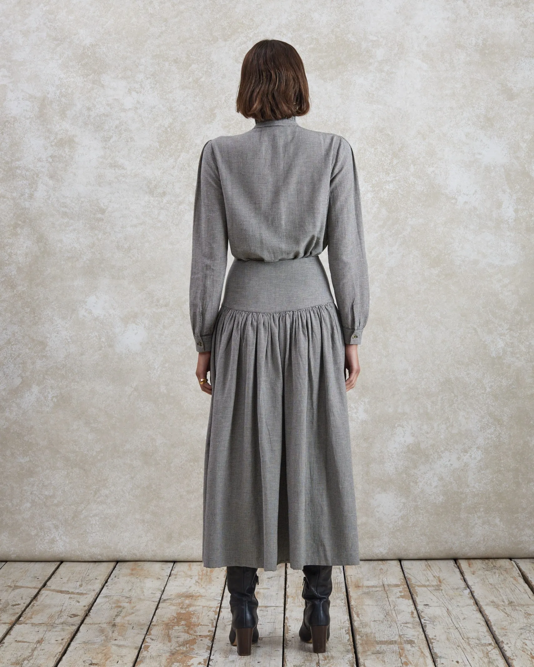 Poppy - Woven Check Blouse sold by Mondo Corsini product image thumbnail 4