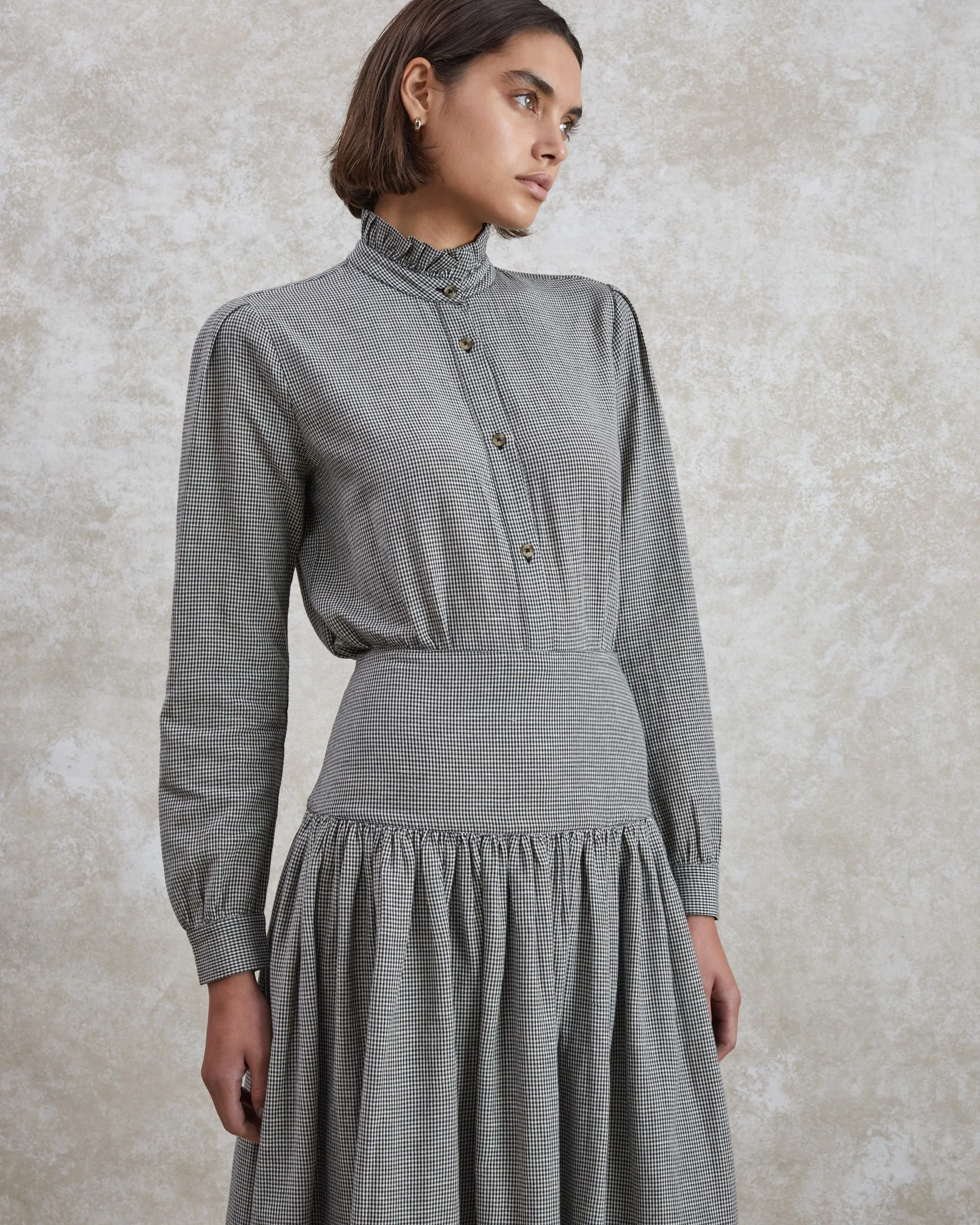 Poppy - Woven Check Blouse sold by Mondo Corsini