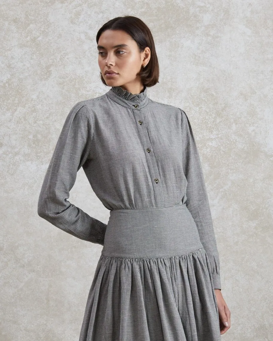 Poppy - Woven Check Blouse sold by Mondo Corsini product image thumbnail 2