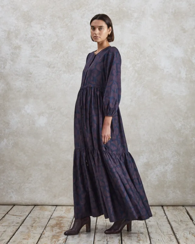 Catherine - Paisley Twill Dress sold by Mondo Corsini