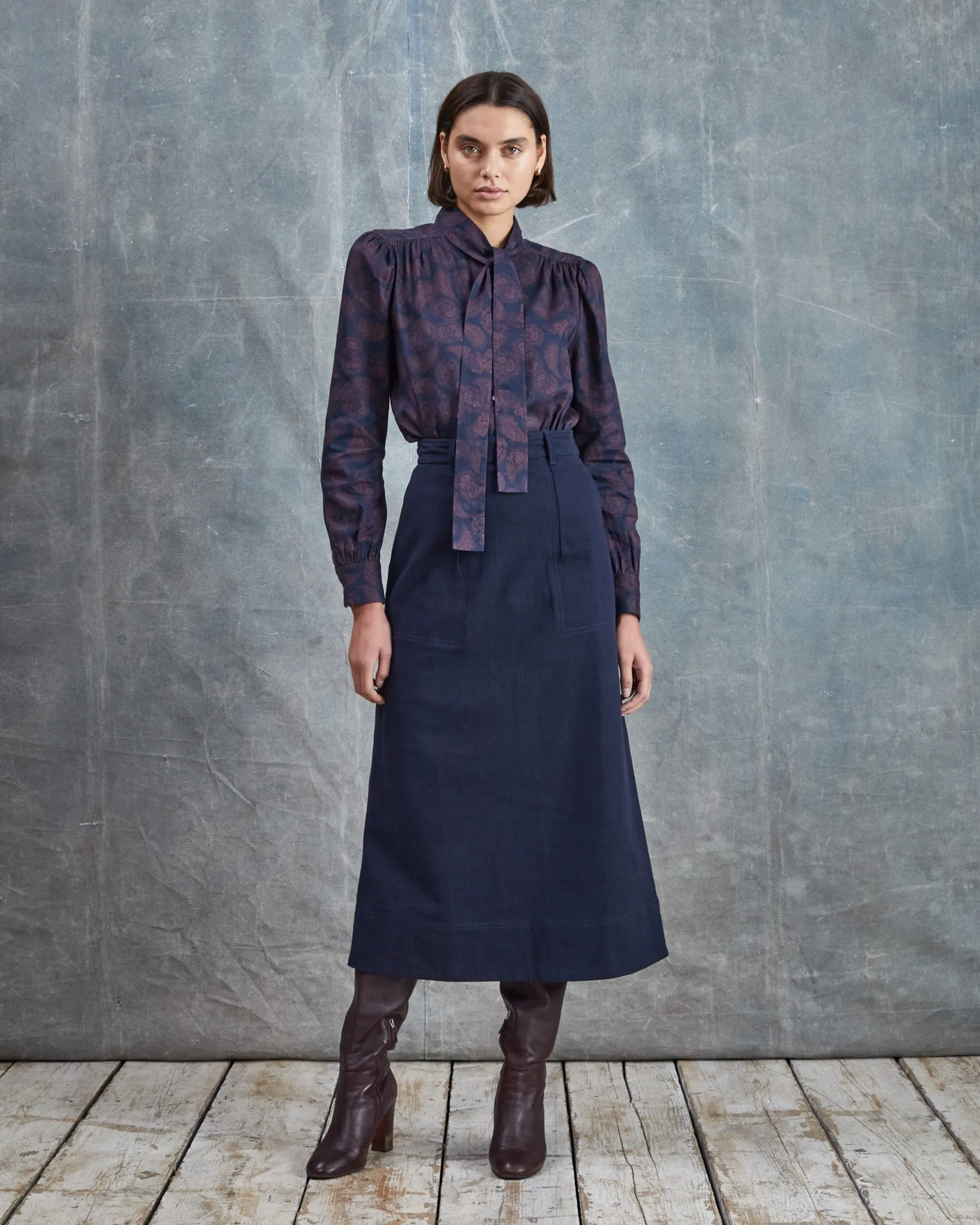 Serene - Paisley Twill Blouse sold by Mondo Corsini product image thumbnail 3